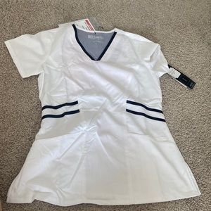 White greys anatomy scrub top